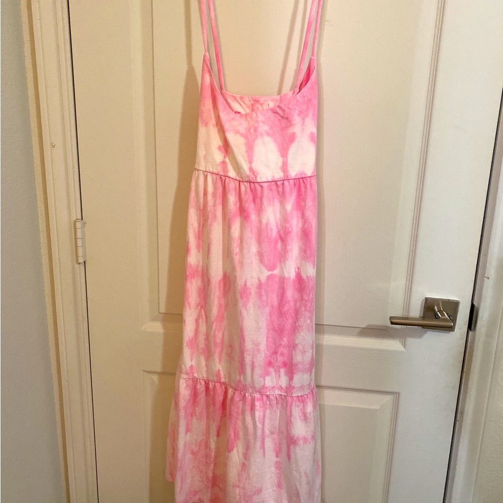 Brand new pink and white with tags Gap Tie-Dye dress.